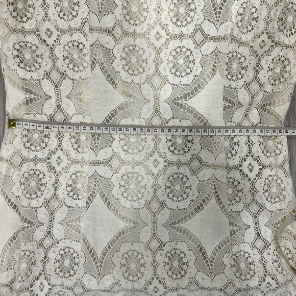 Vintage Dolce & Gabbana White Lace Dress with Pink Sash - Picture 16 of 16